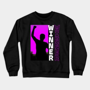 Purple Winner Crewneck Sweatshirt